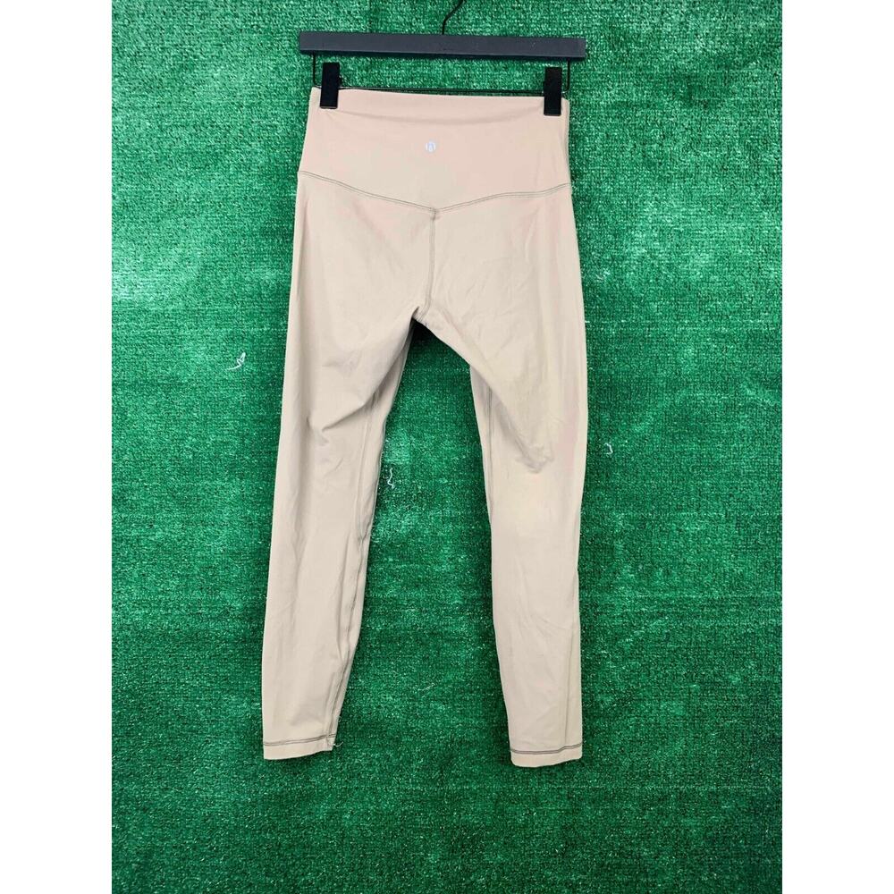 Hawthorn Athletic Leggings High Waisted 7/8 Yoga Pants Light Brown No Size Tag